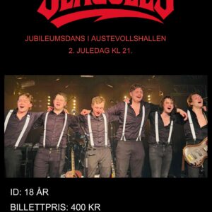 Jubileumsdans i Austevollshallen 2. juledag kl.21.00